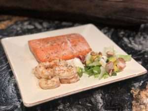 Salmon Cooked on MAK 2 Star Pellet Grill