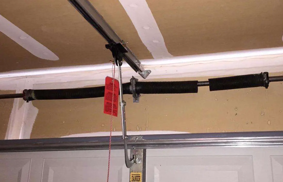 Should I Replace One Garage Door Spring, How To Install Overhead Garage Door Torsion Springs
