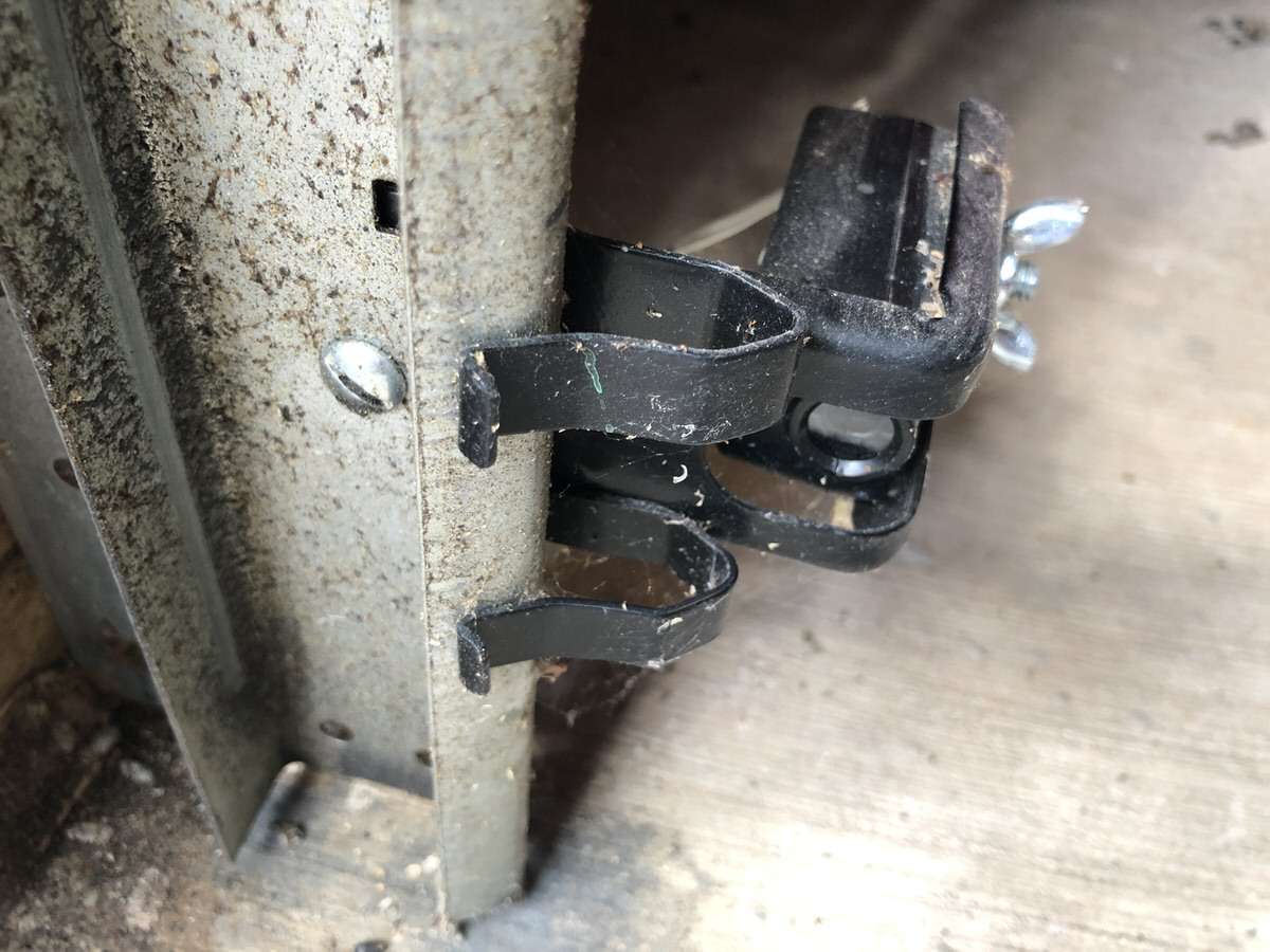 Chamberlain safety sensors snappy bracket bolted to the garage door vertical tracks. This prevents the sensor bracket from coming off the track if its bumped or hit. Reduces service calls.