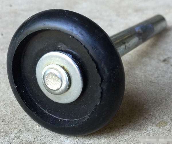 2" plastic garage door roller with no ball bearings