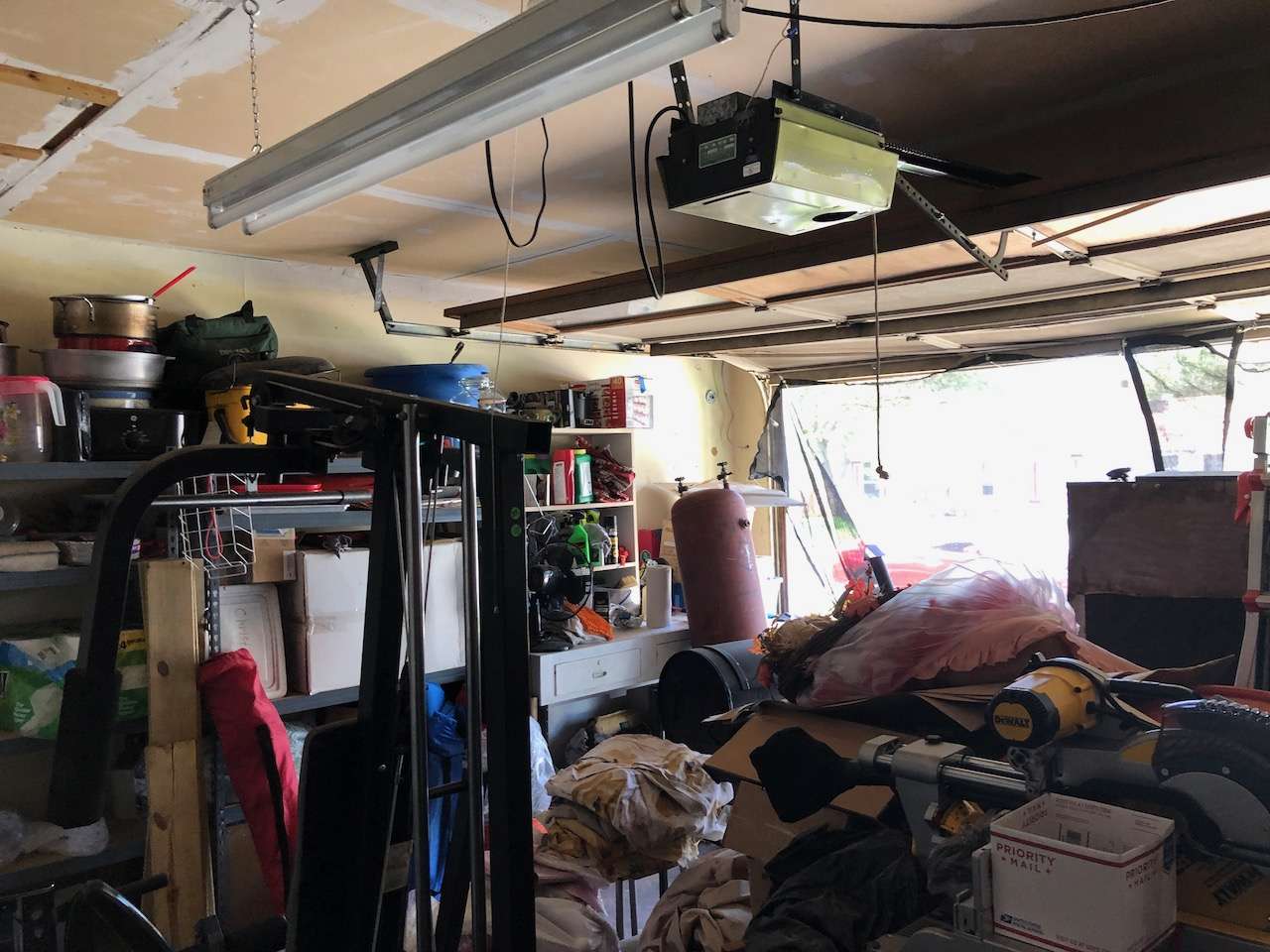 If your garage is full, a service company may charge you a trip charge to come out even if they aren't able to make repairs. 