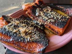 Blackened Salmon on the Schwank Infrared Grill