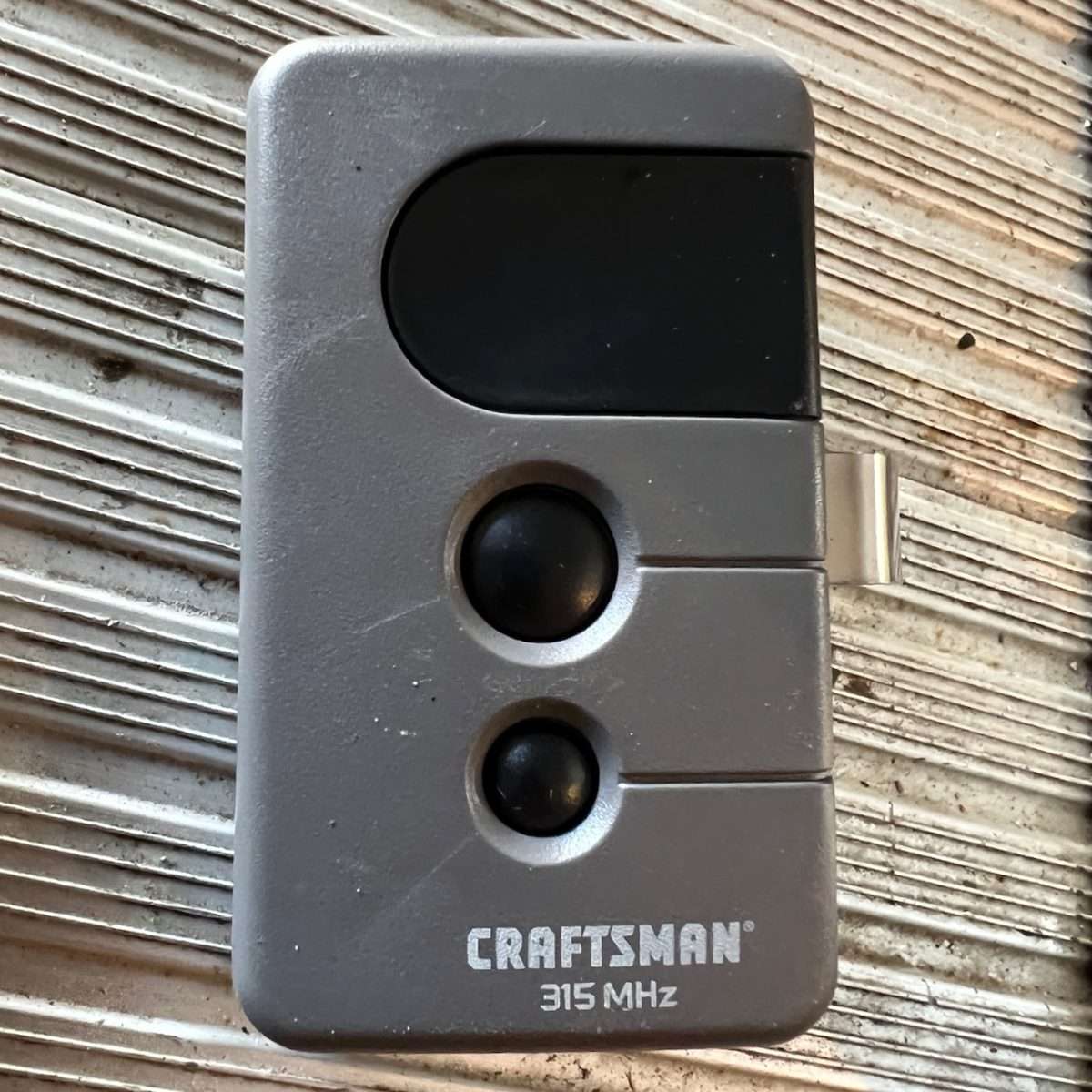 Craftsman garage door opener remote.