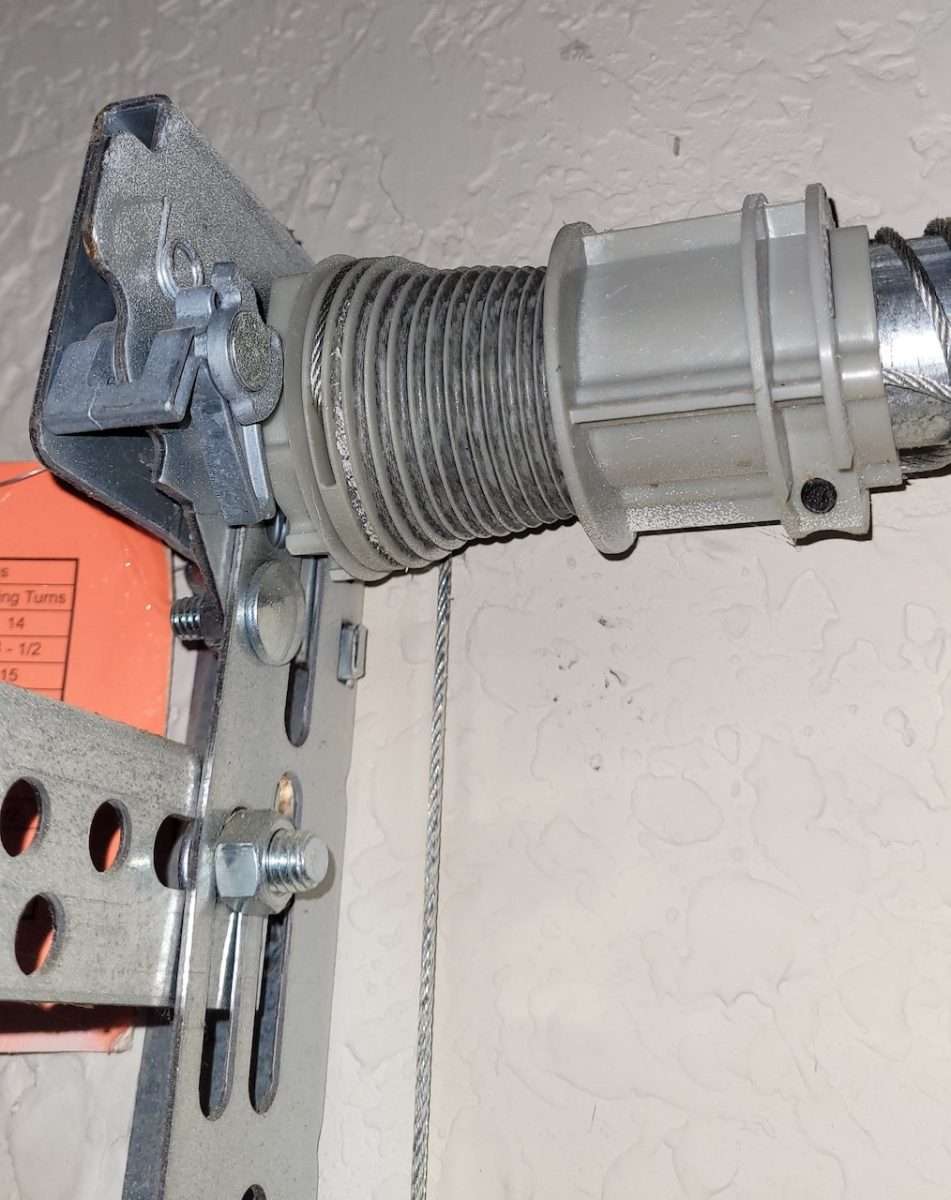 TorqueMaster spring system anti-drop locking system.