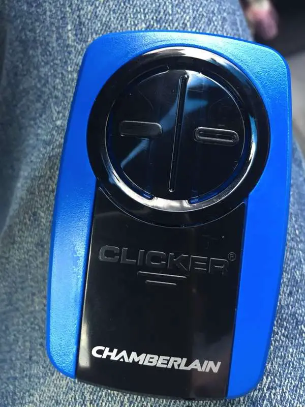 Clicker universal remotes made by Chamberlain.